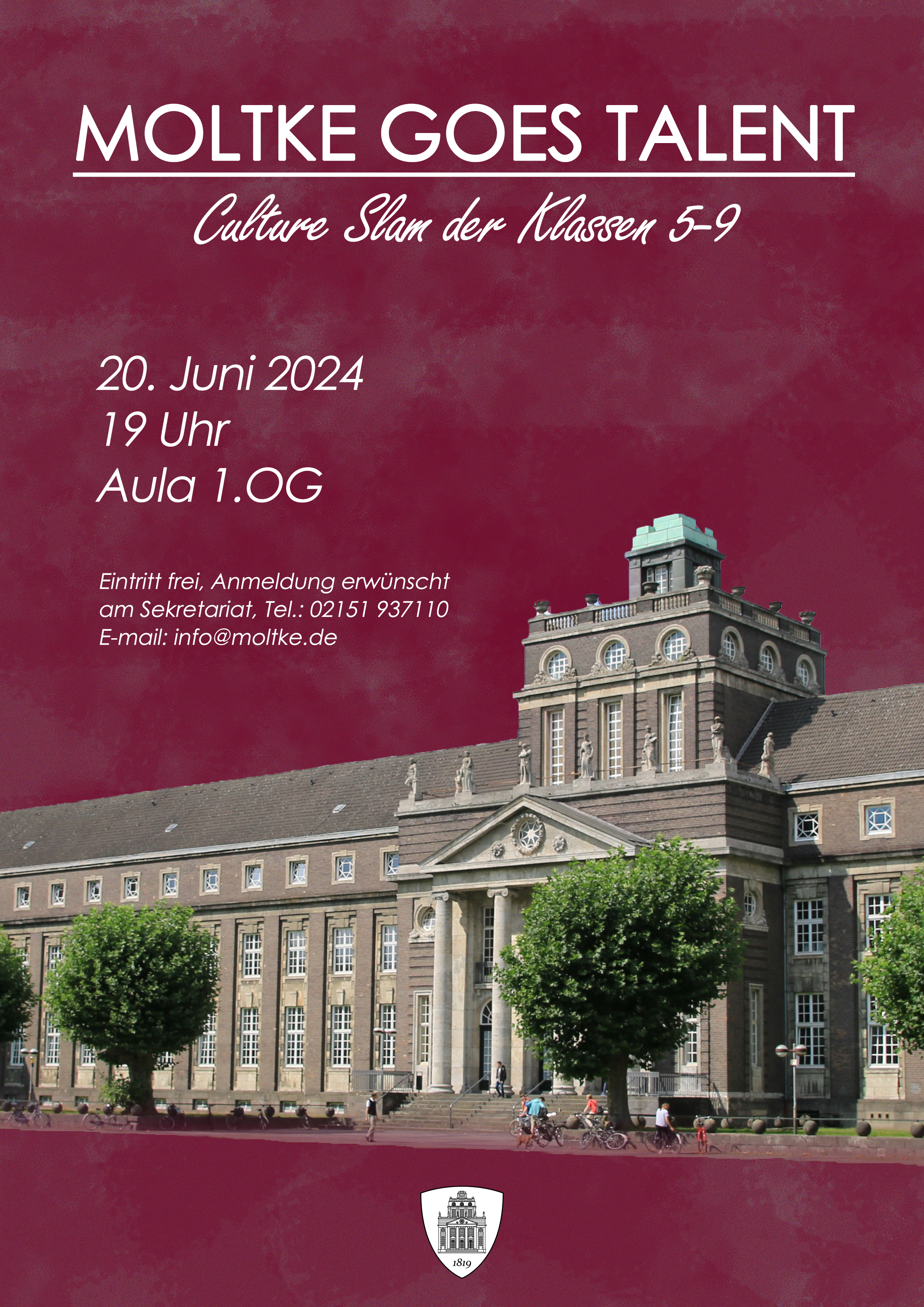 Moltke Goes Talent Plakat